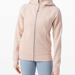 Lululemon Scuba Hoodie Heathered PInk Size 6